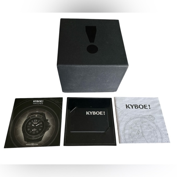 KYBOE! Women's Radiant Passion Swarovski Crystal Sport Watch 40mm Black - Picture 9 of 10